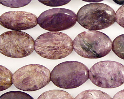 Charoite Flat Oval 14x10mm