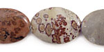 Coffee Bean Jasper Flat Oval 25x18mm
