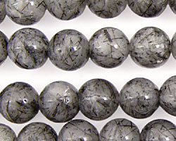 Tourmilated Quartz Round 10mm