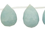 Amazonite Faceted Teardrop 17x25mm