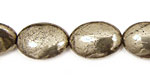Golden Pyrite (silver tone) Flat Oval 18x13mm