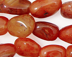 Madagascar Carnelian Tumbled Nugget 14-20x10-13mm