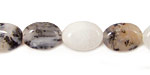 Moss Opalite Flat Oval 14x10mm