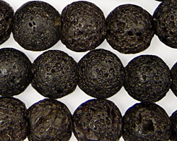 Lava Rock Round 12mm