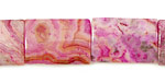 Ruby Crazy Lace Agate Thin Pillow 20x15