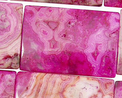 Ruby Crazy Lace Agate Thin Pillow 35x25mm