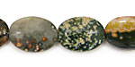 Ocean Jasper Flat Oval 18x13mm