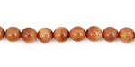 Goldstone Round 6mm