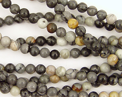 Picasso Jasper Round 4mm