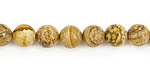 Picture Jasper Round 8-8.5mm