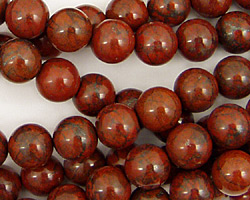 Poppy Jasper Round 8mm