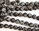 Snowflake Obsidian Round 6mm