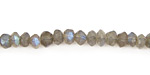 Labradorite Faceted Rondelle 6mm
