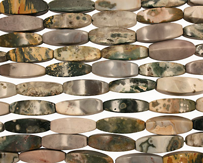 Ocean Jasper 4-Sided Rice 28-32x10-12mm