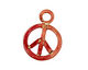 Patricia Healey Copper Peace Charm 13x18mm