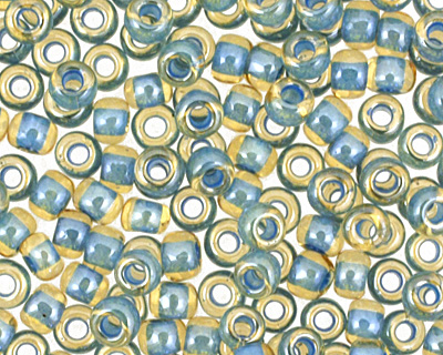 TOHO Jonquil (with Turquoise Lining) Round 11/0 Seed Bead