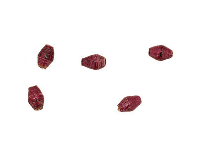 African Paper (magenta) Rice 9-10x6mm