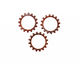 C-Koop Enameled Metal Wisteria Purple Open Gear 19mm