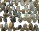 Labradorite Flat Freeform Drop 12-19x15-30mm