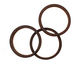 Trinket Foundry Root Beer Large Glass Bottle Ring 49-50mm