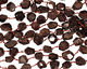 Garnet (rough) Faceted Nugget 14-18x13-15mm