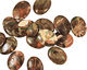 Red Forest Agate Flat Oval 40x30mm