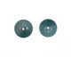 C-Koop Enameled Metal Peacock Blue Disc 3-4x18-20mm