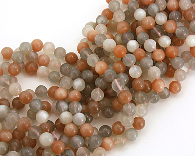 Moonstone (multi) Round 10mm