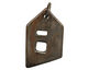 Earthenwood Studio Ceramic Honey Pewter Homestead Pendant 29-31x47-48mm