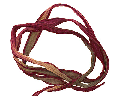 Rose Garden Hand Dyed 100% Silk Ribbon 1/2