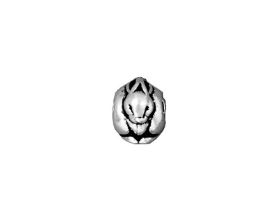 TierraCast Antique Silver (plated) Rabbit Euro 9x10mm
