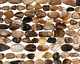 Black Petrified Wood Tumbled Nugget 12-25x11-13mm