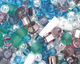 TOHO Fuji White/Green/Blue/Purple Seed Bead Mix