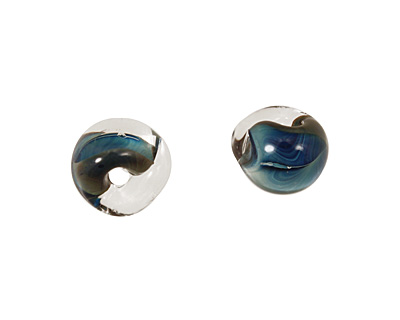 Unicorne Beads Blue Teardrop 7x9mm