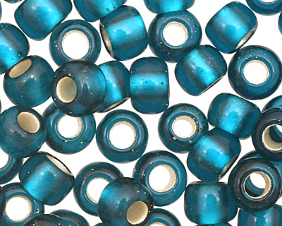 TOHO Teal (with Frosted Silver Lining) Round 6/0 Seed Bead