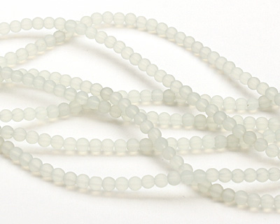 Moonstone Opal Recycled Glass Round 4mm