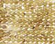 Yellow Opal Irregular Flat Oval 8-11x6-7mm