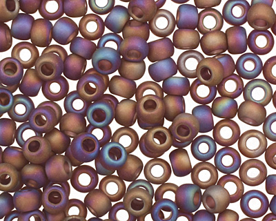 TOHO Transparent Rainbow Frosted Light Amethyst Round 11/0 Seed Bead
