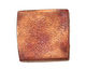 Patricia Healey Copper 2 Hole Textured Square 19mm