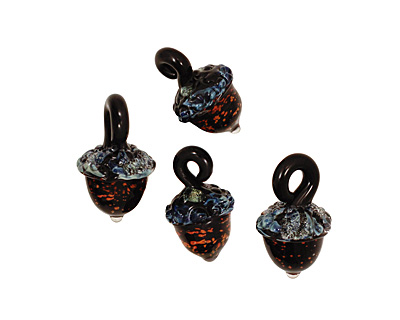 Grace Lampwork Wild Manzanita Acorn 17x28mm