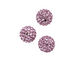 Lilac Pave Round 10mm (1.5mm hole)