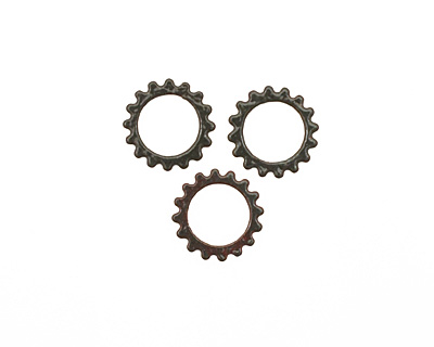 C-Koop Enameled Metal Steel Gray Small Open Gear 16mm