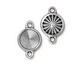 TierraCast Antique Pewter (plated) Faceted Link 21x14mm