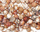 Rusty Blue Fire Agate Faceted Round 12mm