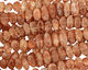 Sunstone (dark) Flat Polished Pebble (side drilled) 8-10x11-16mm