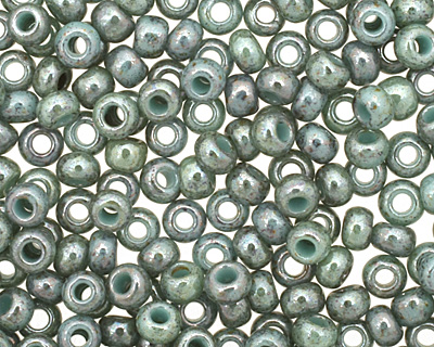 TOHO Marbled Opaque Turquoise/Blue Round 11/0 Seed Bead