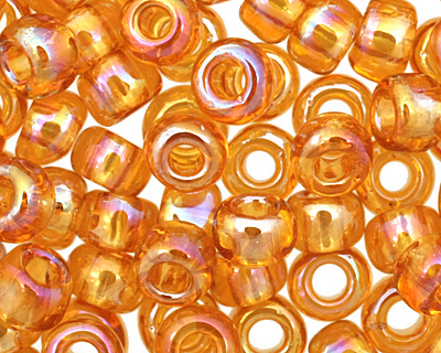 TOHO Transparent Rainbow Topaz Round 6/0 Seed Bead