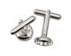 Silver (plated) Circle Bezel Cuff Link 11mm