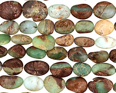 Chrysoprase (w/ Brown) Tumbled Nugget 16-26x14-19mm