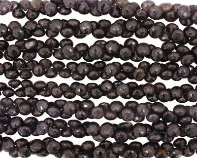 Iolite Faceted Onion 8-9mm
